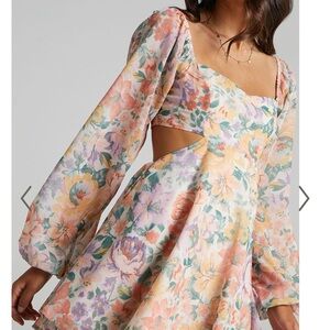 Showpo. Floral Multicolor Dress